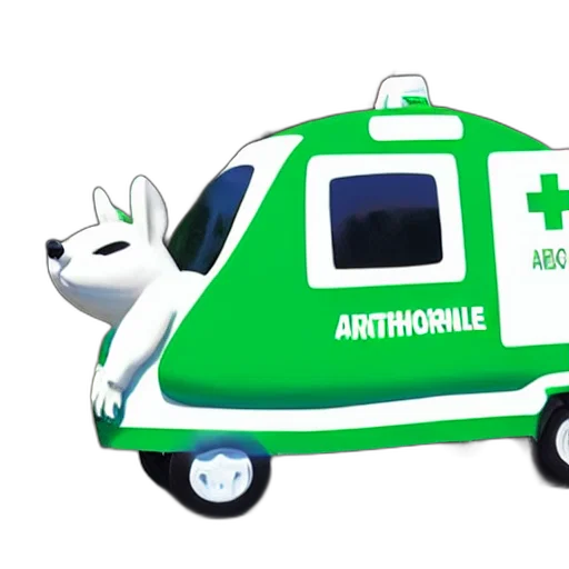 car, animal, 3d render, concept art transparent PNG cut-out