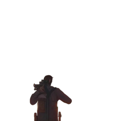 robot, staff, jacket, weapon transparent PNG cut-out