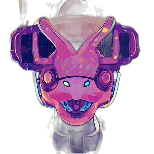 mask, robot, weapon, face transparent PNG cut-out
