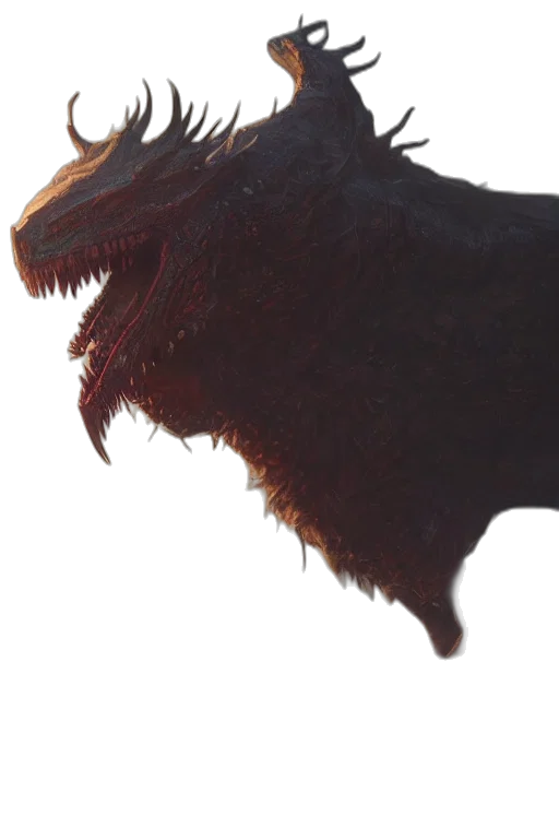 dragon, creature, animal, crown transparent PNG cut-out