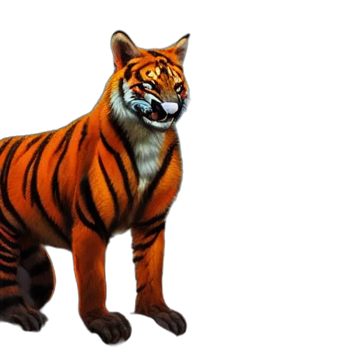 animal, creature, concept art, 3d render transparent PNG cut-out