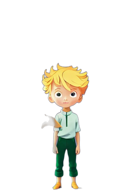 staff, creature, cartoon, 3d render transparent PNG cut-out