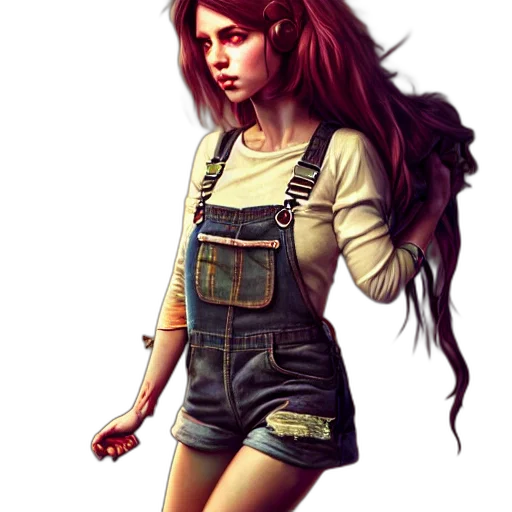 concept art, fantasy art, comic book art, photorealistic transparent PNG cut-out
