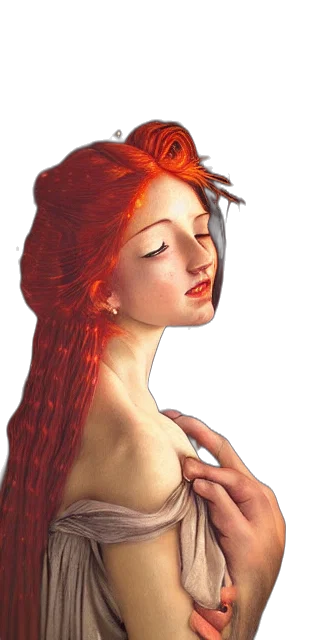hair, dress, jewelry, crown transparent PNG cut-out
