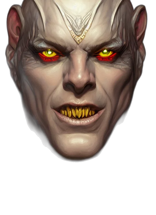 face, mask, creature, staff transparent PNG cut-out