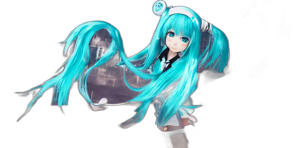 robot, hair, creature, staff transparent PNG cut-out