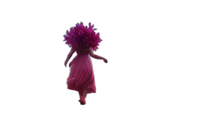 dress, hair, flower, umbrella transparent PNG cut-out