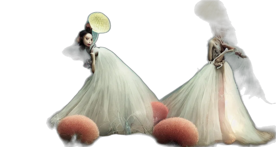 hair, concept art, fantasy art, 3d render transparent PNG cut-out
