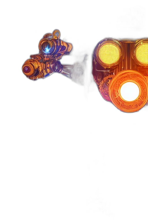 weapon, robot, bottle, mask transparent PNG cut-out