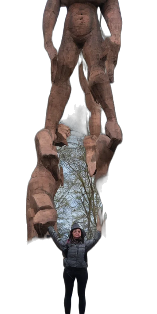 tree, creature, face, staff transparent PNG cut-out