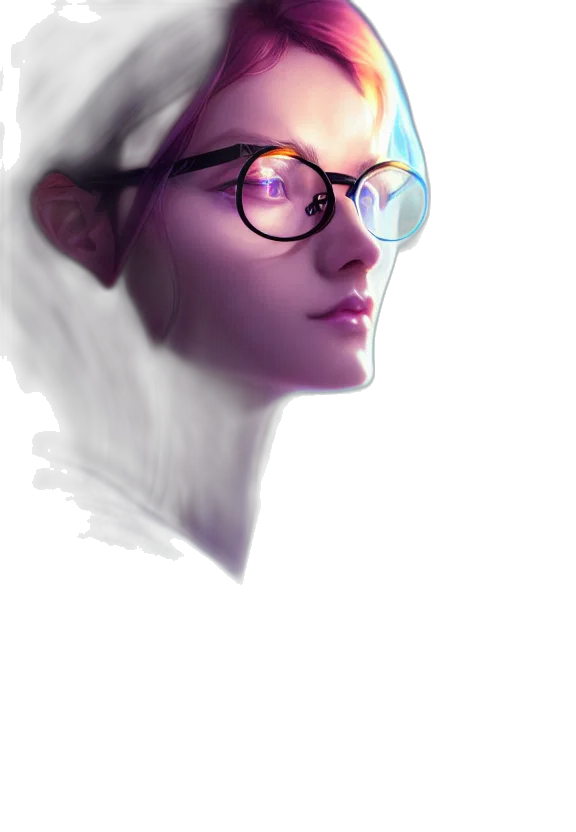 face, robot, photorealistic, fantasy art transparent PNG cut-out