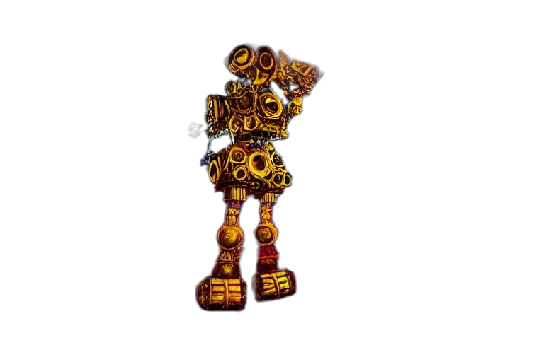 robot, staff, mask, weapon transparent PNG cut-out