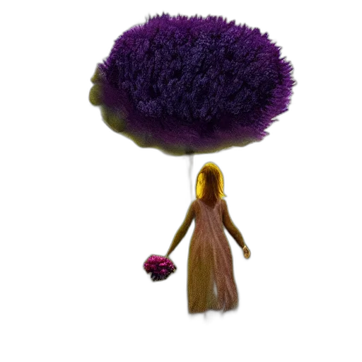hair, flower, umbrella, crown transparent PNG cut-out