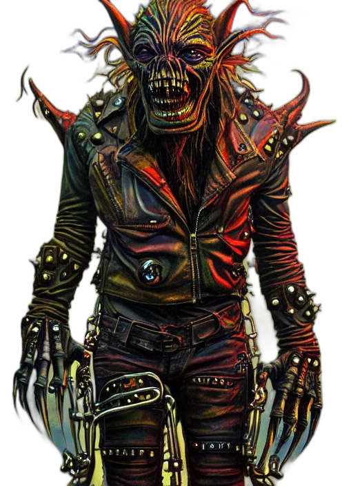 mask, staff, creature, jacket transparent PNG cut-out