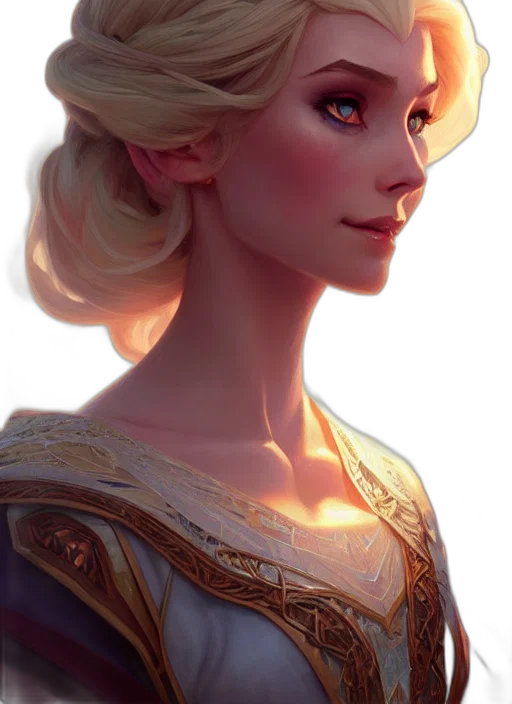 crown, face, dress, staff transparent PNG cut-out