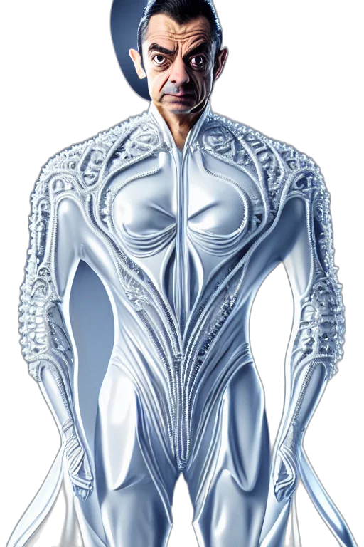dress, jacket, robot, comic book art transparent PNG cut-out