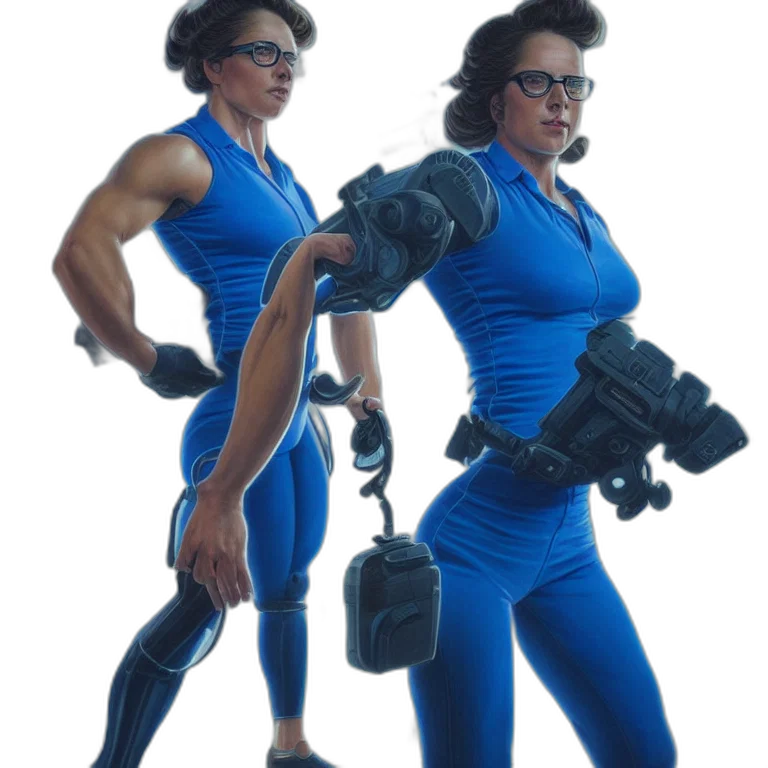 robot, weapon, staff, concept art transparent PNG cut-out