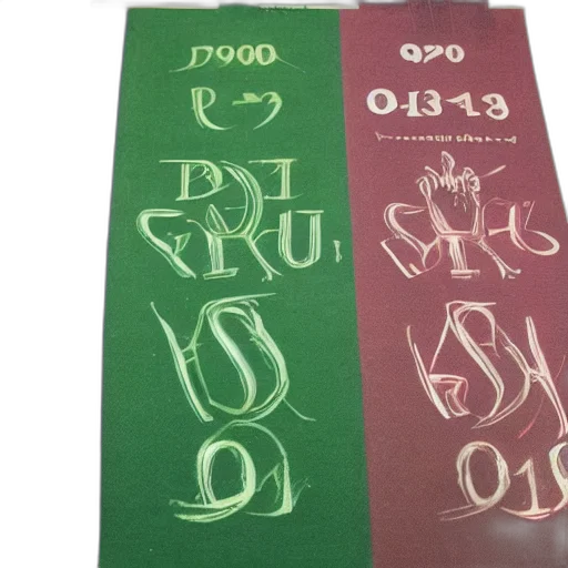 3d render, green, red transparent PNG cut-out