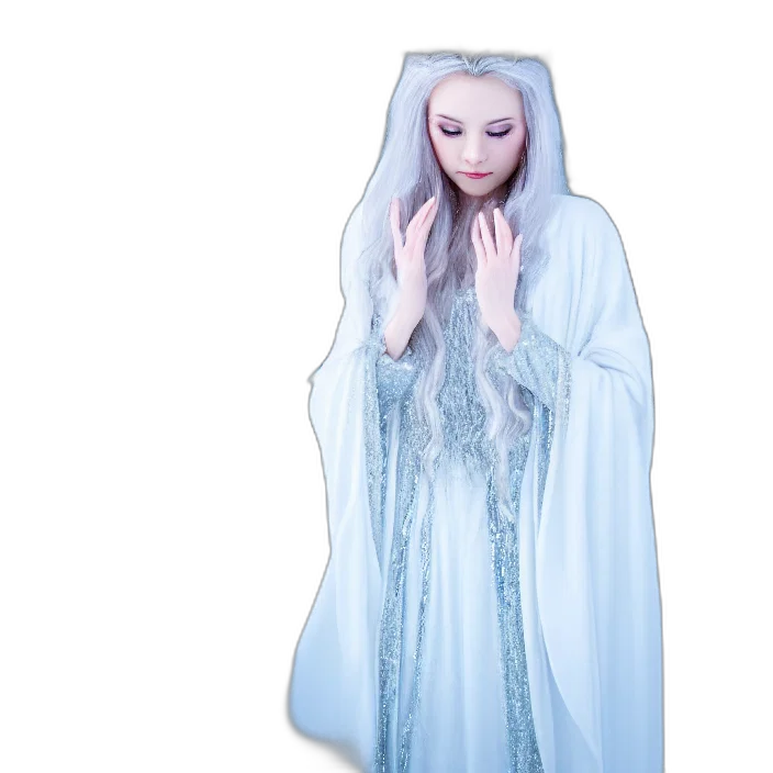 dress, creature, 3d render, vaporwave transparent PNG cut-out