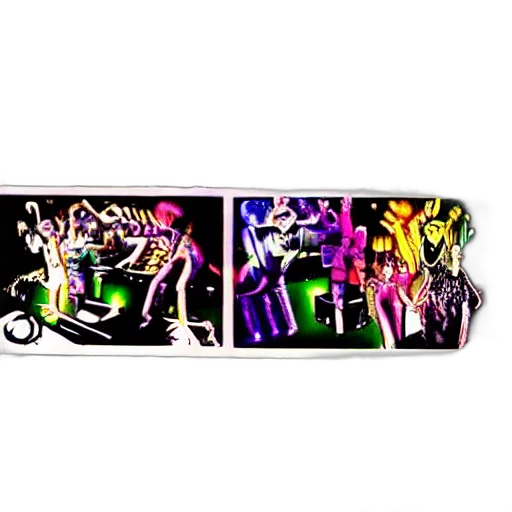 anime, concept art, cartoon, neon lights transparent PNG cut-out
