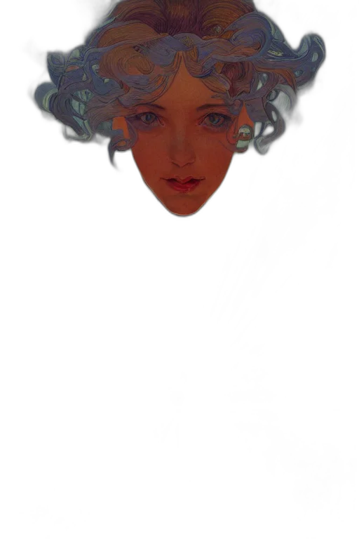 face, mask, crown, creature transparent PNG cut-out