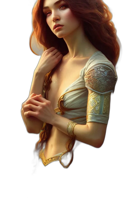 jewelry, dress, crown, staff transparent PNG cut-out