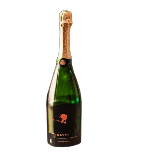 bottle, 3d render, fancy, dinosaur transparent PNG cut-out