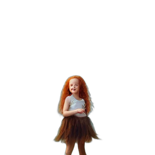 dress, hair, robot, creature transparent PNG cut-out