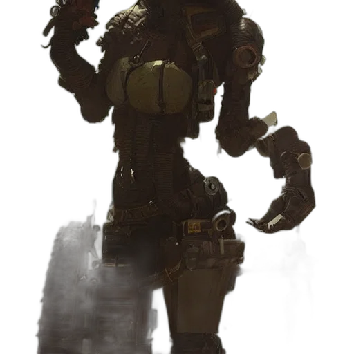 robot, weapon, creature, mask transparent PNG cut-out