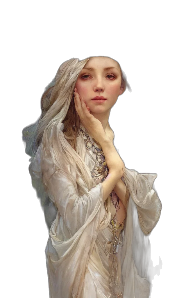 face, dress, crown, jewelry transparent PNG cut-out