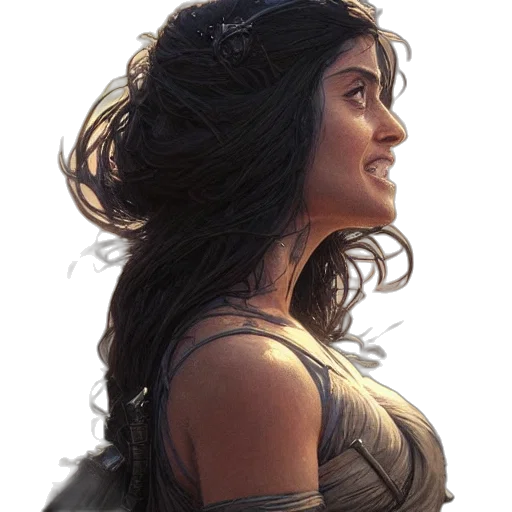 concept art, photorealistic, fantasy art, comic book art transparent PNG cut-out
