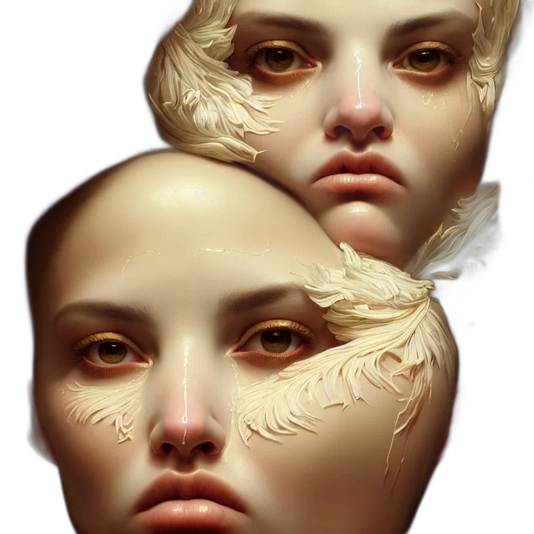 mask, face, creature, crown transparent PNG cut-out