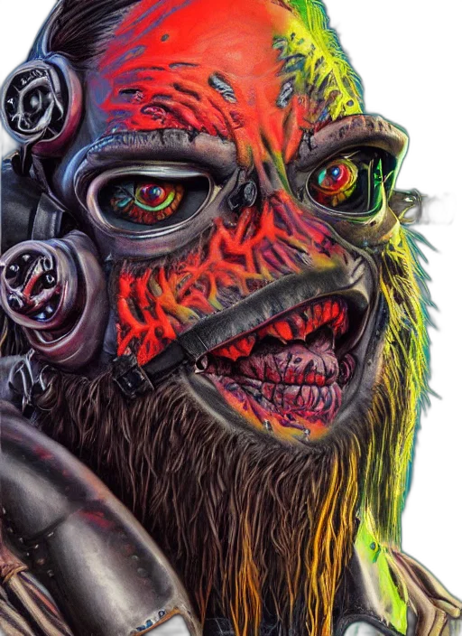 mask, face, creature, robot transparent PNG cut-out