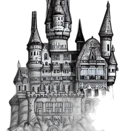 building, concept art, fantasy art, comic book art transparent PNG cut-out