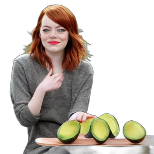 food, jacket, staff, face transparent PNG cut-out