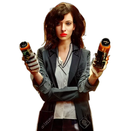 weapon, jacket, staff, concept art transparent PNG cut-out