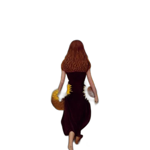 dress, hair, creature, animal transparent PNG cut-out
