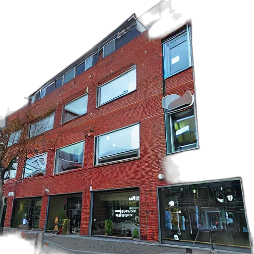 building, 3d render, city street, bagarmossen transparent PNG cut-out