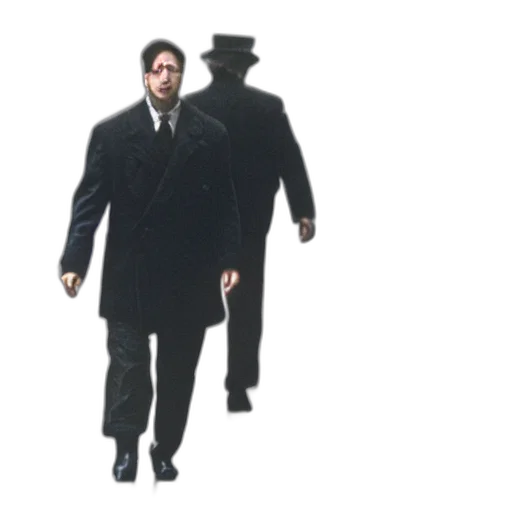 jacket, staff, umbrella, hat transparent PNG cut-out