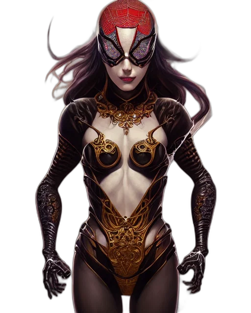 mask, jewelry, fantasy art, comic book art transparent PNG cut-out