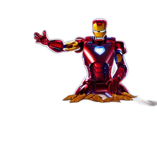 robot, animal, weapon, 3d render transparent PNG cut-out