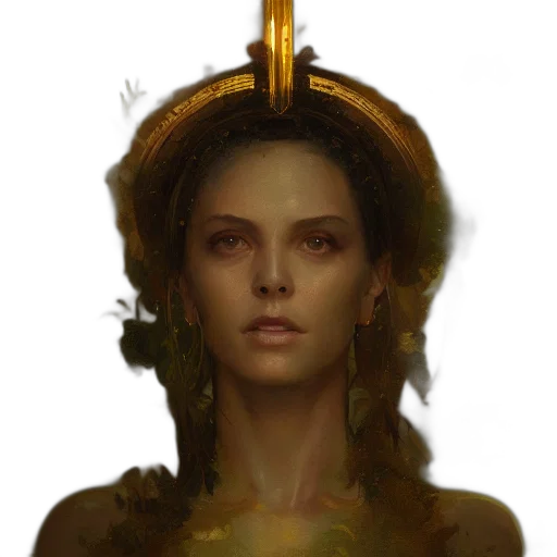 crown, face, staff, mask transparent PNG cut-out