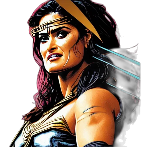 comic book art, fantasy art, concept art, cartoon transparent PNG cut-out