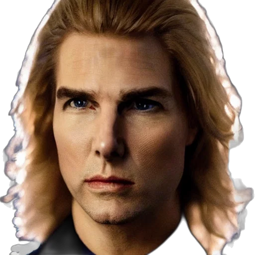 hair, face, jacket, photorealistic transparent PNG cut-out