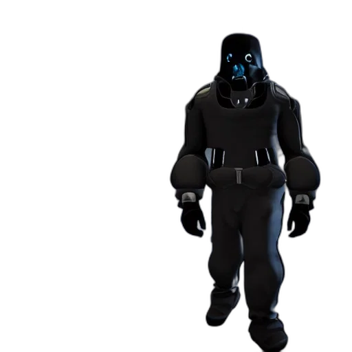 mask, robot, jacket, staff transparent PNG cut-out