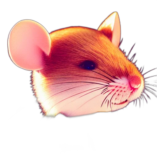 animal, staff, hat, photorealistic transparent PNG cut-out