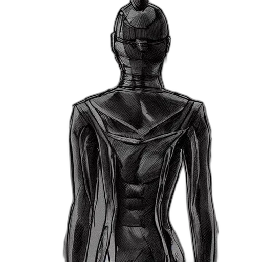 dress, jacket, mask, robot transparent PNG cut-out
