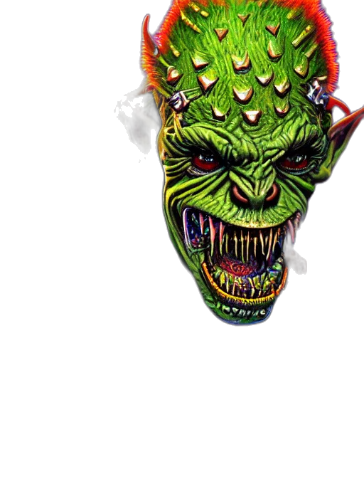 mask, dragon, creature, face transparent PNG cut-out