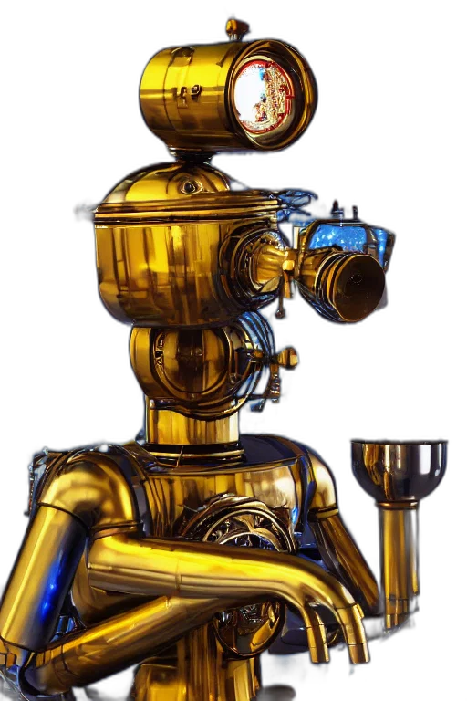robot, staff, weapon, animal transparent PNG cut-out