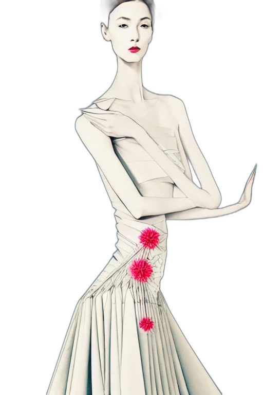 dress, jewelry, concept art, cartoon transparent PNG cut-out